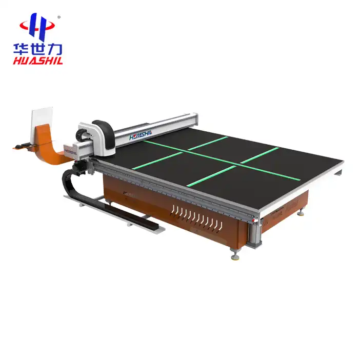 Automatic shaped glass cutting machine